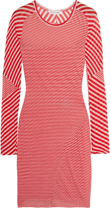 Etoile Isabel Marant Striped cotton-jersey mini dress