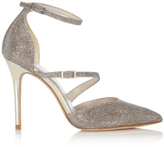 Karen Millen Glitter Fabric Court Shoe