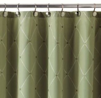 Bed Bath & Beyond Wellington 72-Inch x 96-Inch Shower Curtain in Green