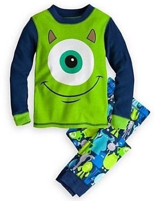Disney MONSTERS MIKE WAZOWKSI Boy's Size 5 Pajama Pants Set, NEW