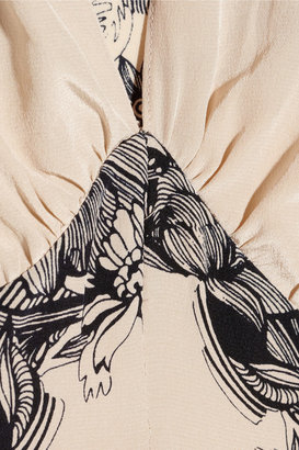 Vanessa Bruno Floral-print silk crepe de chine dress