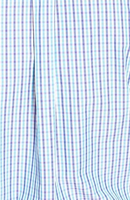 Cutter & Buck 'Reid' Short Sleeve Gingham Sport Shirt (Big & Tall)