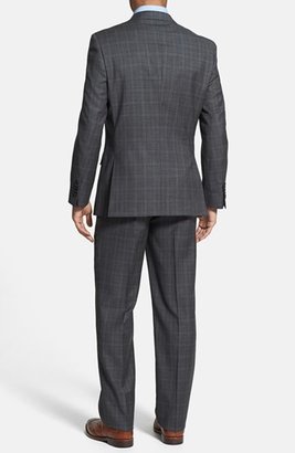 English Laundry Trim Fit Double Breasted Suit