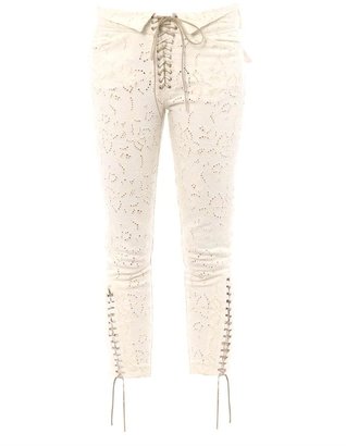 Isabel Marant Isola embroidered skinny jeans