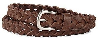 JCPenney Asstd Private Brand Skinny Braided Leather Belt