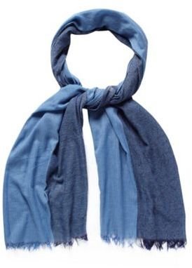 J by Jasper Conran Designer blue pinstriped scarf
