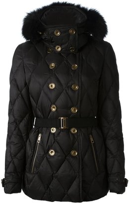 Burberry Double-Breasted Fitted Padded Jacket