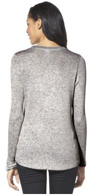 Junior's Paris Graphic Sweater - Gray