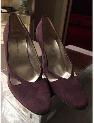 Sigerson Morrison Purple Suede Sandals