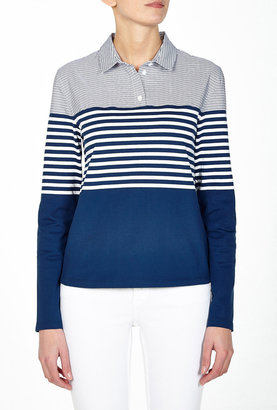 Band Of Outsiders Shirt With Block Stripe