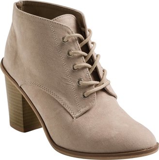 Varsity Heeled Lace Up Bootie