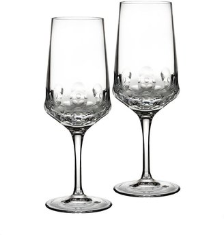 Waterford Rian set of 2 crystal wine glasses