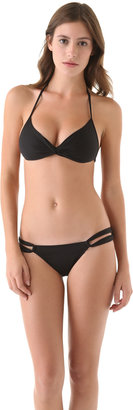 L-Space Sensual Solids Twister Bikini Top