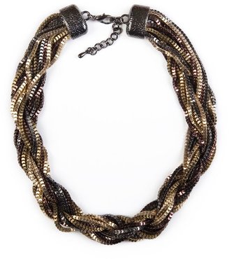 House of Fraser Chesca Multi Tones Twisted Necklace