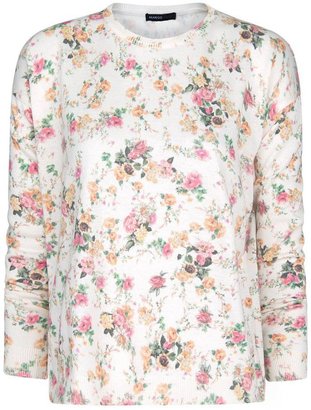 MANGO Floral print sweater
