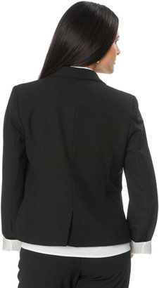 A Pea in the Pod Front Slash Pockets Bi-stretch Suiting Maternity Jacket