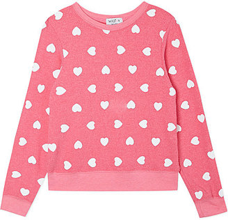 Wildfox Couture Awkward hearts jumper 7-14 years