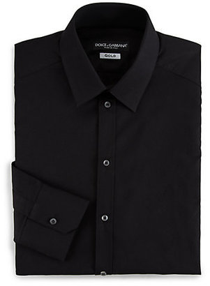 Dolce & Gabbana Regular-Fit Solid Dress Shirt