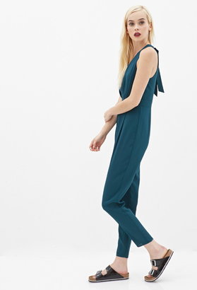 Forever 21 Cutout Pleated Jumpsuit
