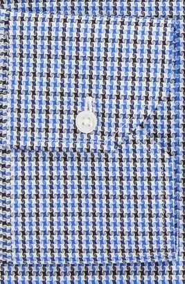 John W. Nordstrom Traditional Fit Houndstooth Dress Shirt