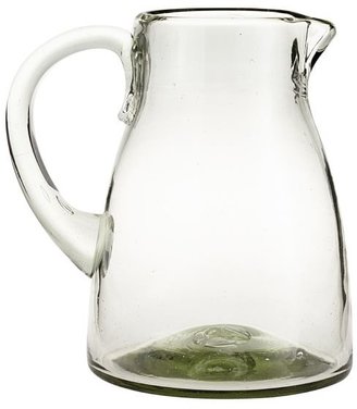 Pottery Barn Santino Recycled Glass Pitcher