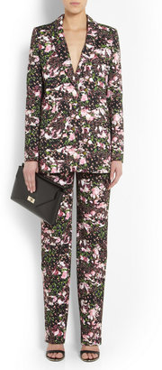 Givenchy Floral-print cotton-drill blazer