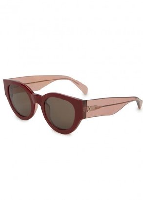 Celine Rose round frame sunglasses