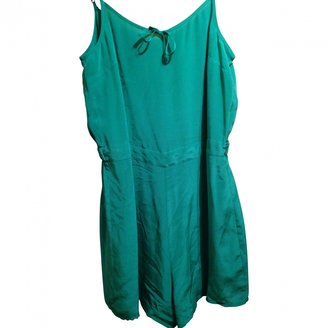 Princesse Tam-Tam Green Silk Jumpsuits