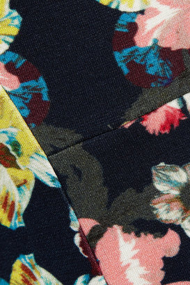 Erdem Armel floral-print stretch-jersey dress
