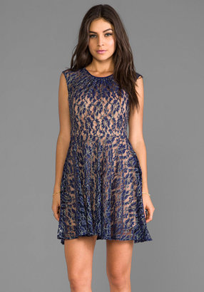 MM Couture by Miss Me Capsleeve Lace Dress