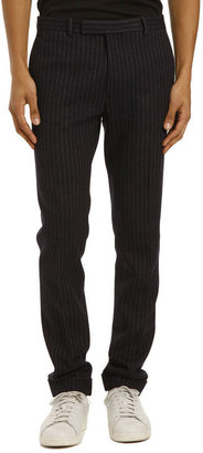 Gant Navy Striped Flannel Trousers
