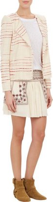 Etoile Isabel Marant Women's Boucle Stripe Glenn Summer Jacket-White S