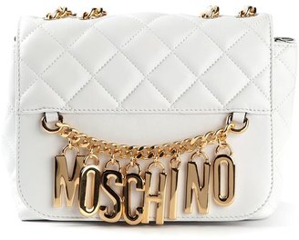 Moschino quilted logo chain shoulder bag