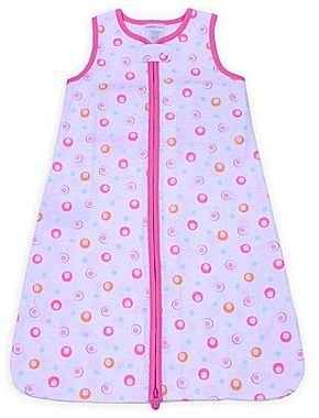 JCPenney Asstd National Brand sootheTIME snooze sack - Pink Dots Crinkle Cotton