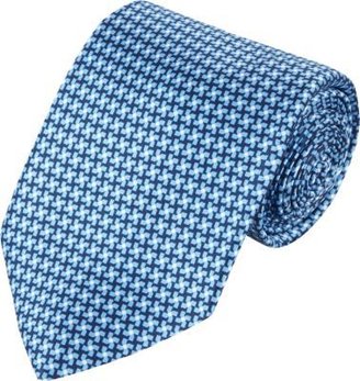 Barneys New York Geo-Flower Silk Neck Tie