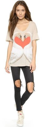 Wildfox Couture Swan Love Tee