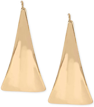 Robert Lee Morris Soho Gold-Tone Sculptural Drop Earrings