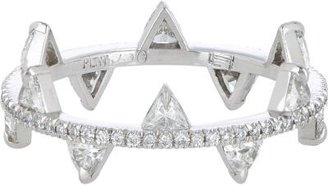 Eva Fehren Diamond & Platinum Sovereign Ring
