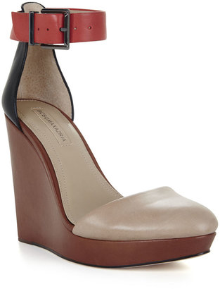 Dame Color-Blocked Wedge Sandal