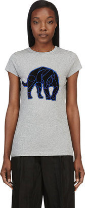 Stella McCartney Grey Panther Appliqué T-Shirt