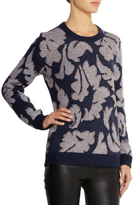 Burberry Jacquard-knit sweater