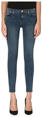 J Brand Cropped skinny mid-rise jeans