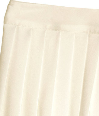H&M Pleated Pants - Natural white - Ladies
