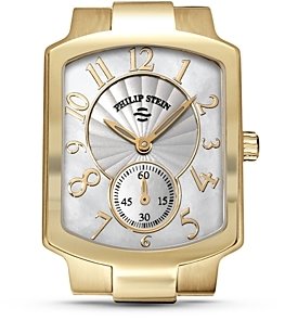 Philip Stein Teslar Small Classic Gold-Plated Watch Head, 39mm