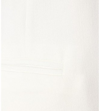 Helmut Lang Chiffon-trimmed crepe blazer