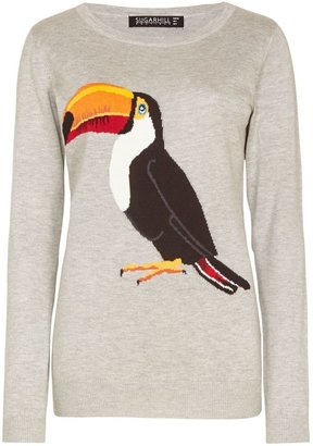 Sugarhill Boutique Toucan intarsia sweater