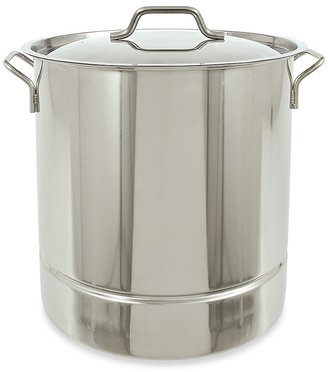 Bayou Classic 32 Qt. Tri-Ply Bottom Stock Pot With Vented Lid In Stainless Steel