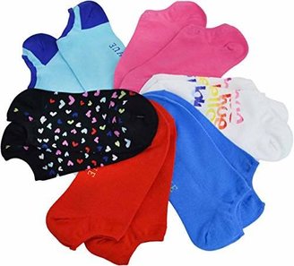 Hue Women's Cotton Liner No-Show Sock 6-Pack