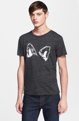 Kitsune Maison  'Fox Ears' Graphic T-Shirt