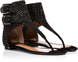 Laurence Dacade Studded Suede Sandals